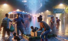 "Flooded Urban Landscape"