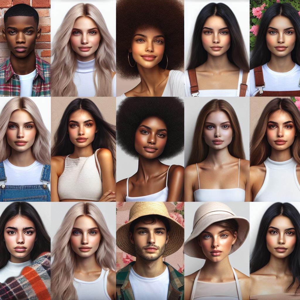 "Fashion Trends Collage"