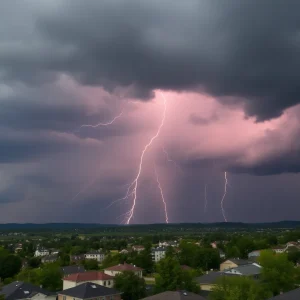 Thunderstorm in Newberry, SC