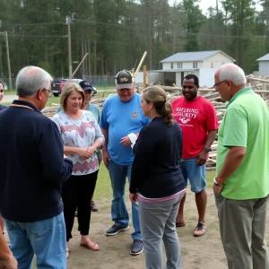 Residents of Greenwood County assisting each other after Hurricane Helene
