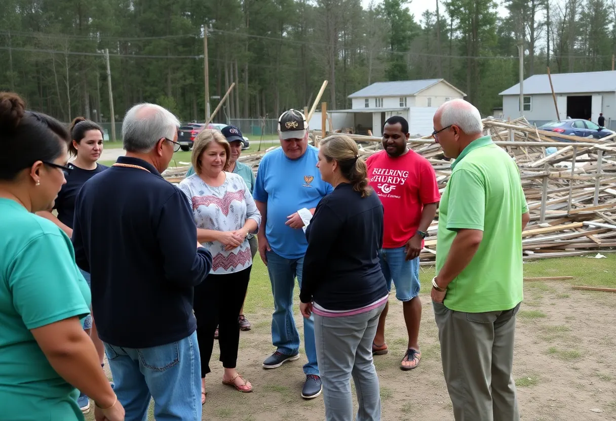 Residents of Greenwood County assisting each other after Hurricane Helene