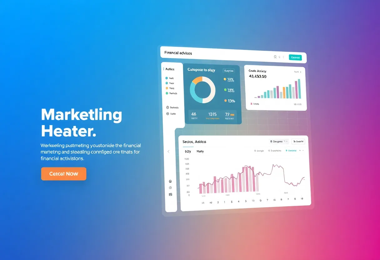 Screenshot of LPL Financial's digital marketing platform interface showcasing tools and analytics.