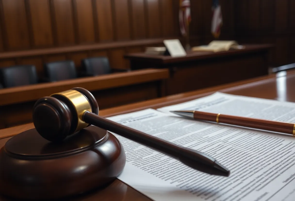 Courtroom discussing execution methods