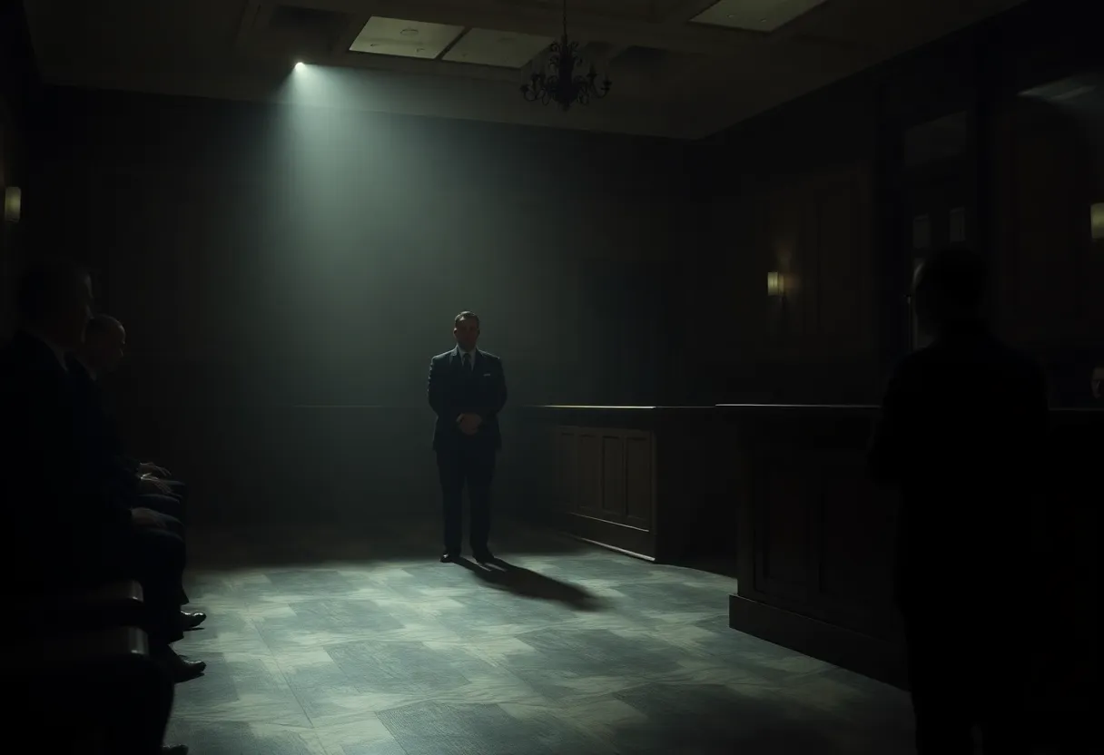 Courtroom atmosphere related to capital punishment