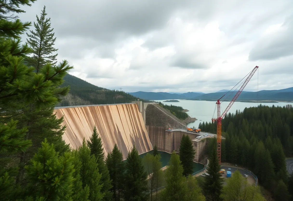 Construction of the Greenwood County Hydro Project