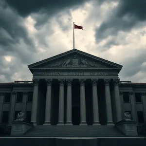Courthouse representing capital punishment issues
