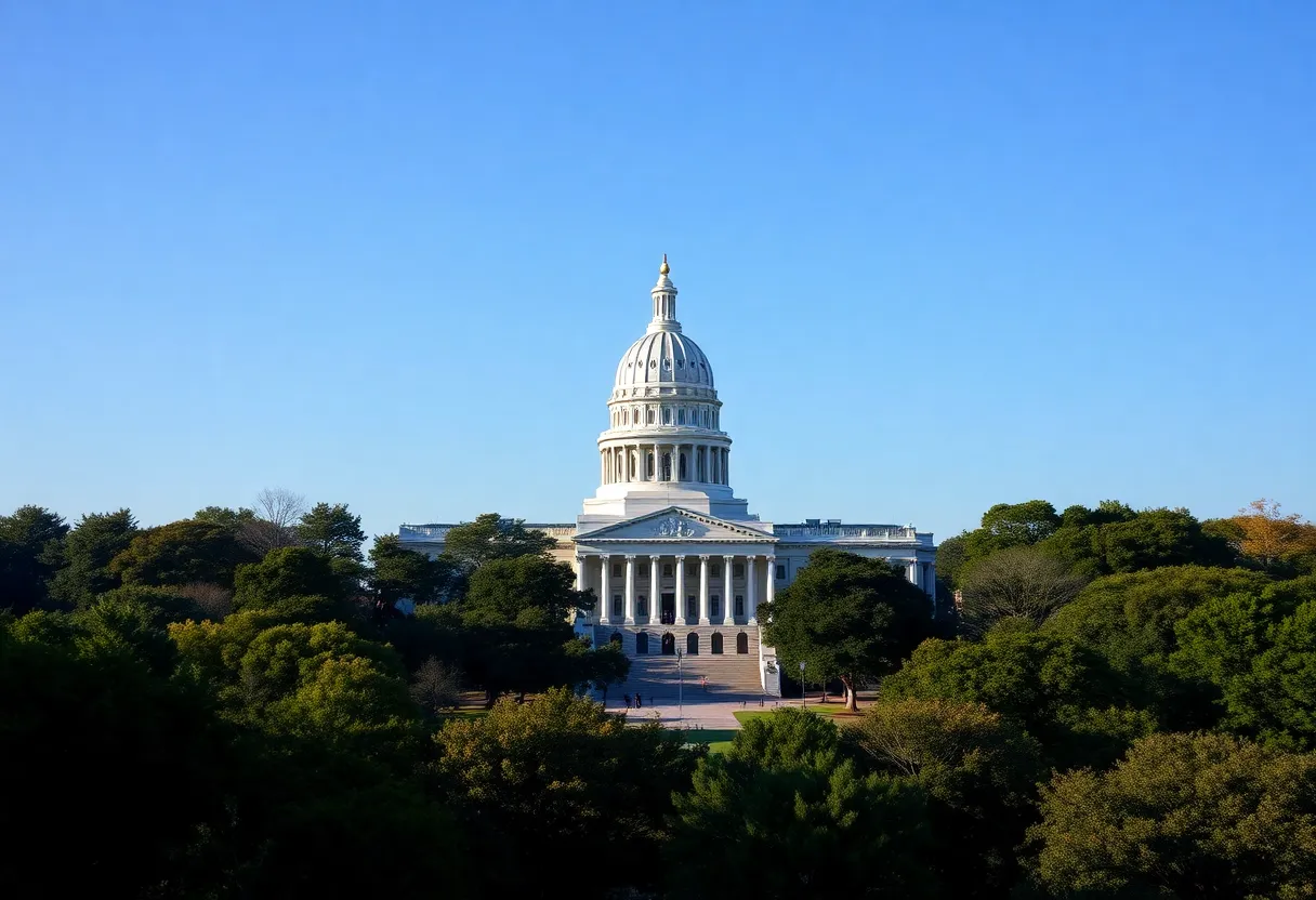 Scenic view of the South Carolina State Capitol