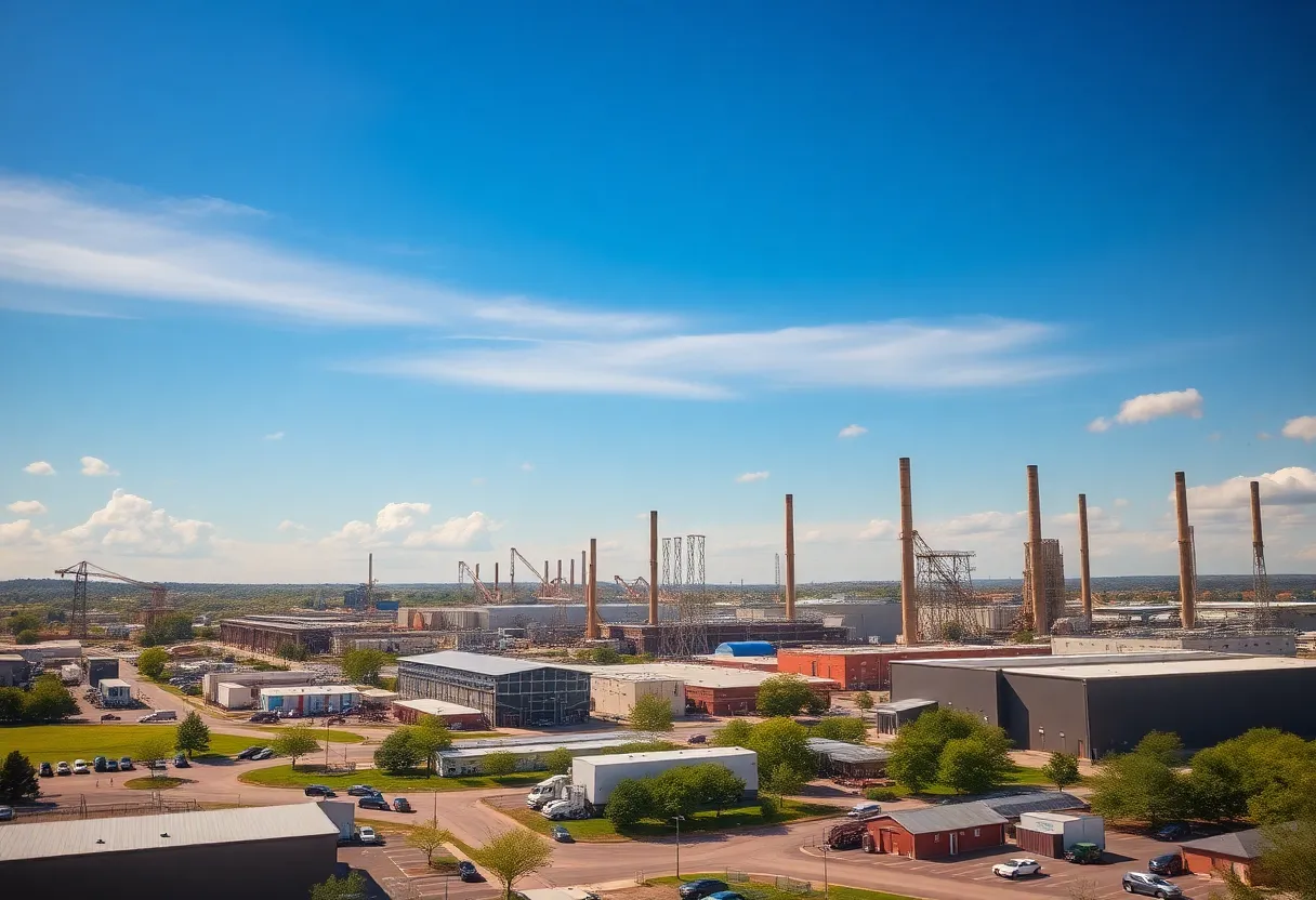 Greenville Manufacturing Landscape