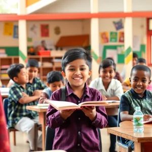 Students engaged in learning activities in Greenwood District 50.