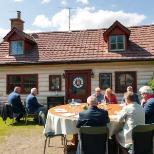 Town council meeting in Ninety Six