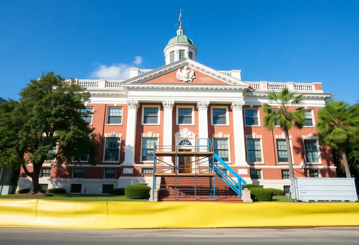Historic federal building in South Carolina undergoing revitalization