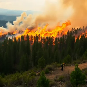 Firefighters battling Carolina Forest wildfire