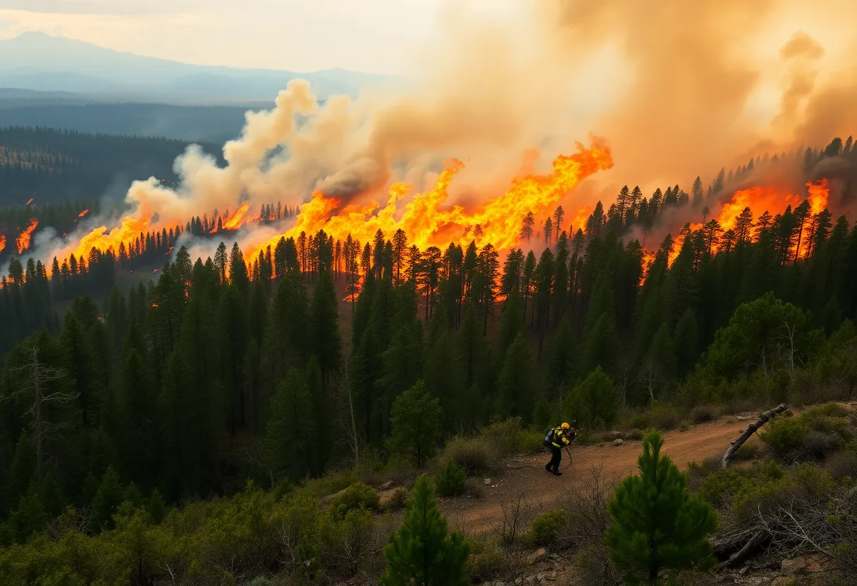 Firefighters battling Carolina Forest wildfire