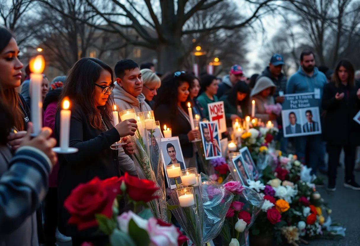 Community vigil for victims of gun violence