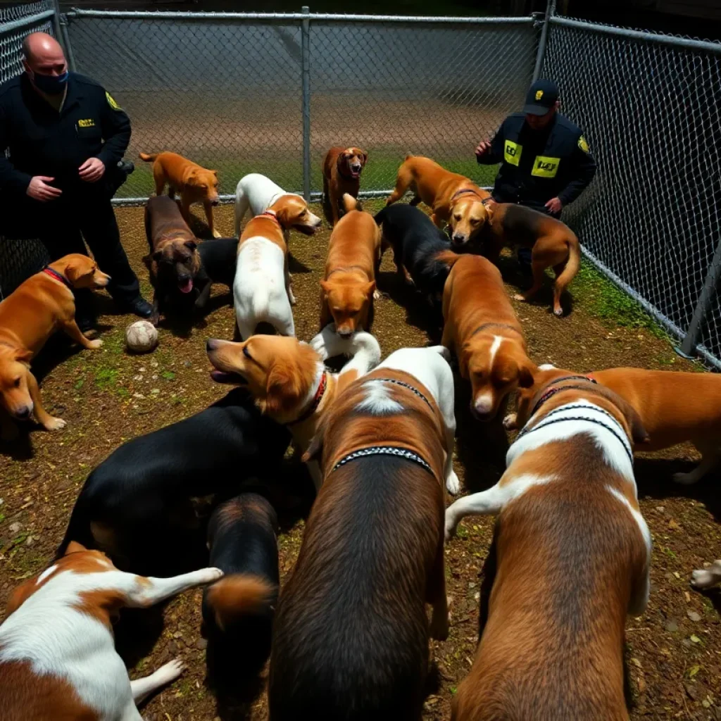 Scene of a dog attack incident in Greenwood County.
