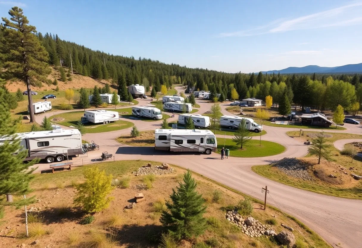 New RV park in Greenwood County with scenic walking trails
