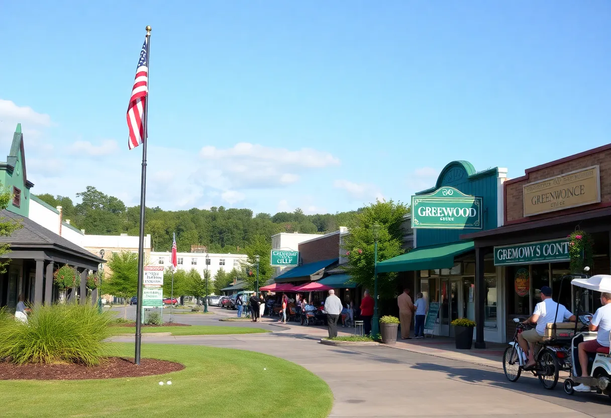 View of Greenwood offering accommodations for golf fans