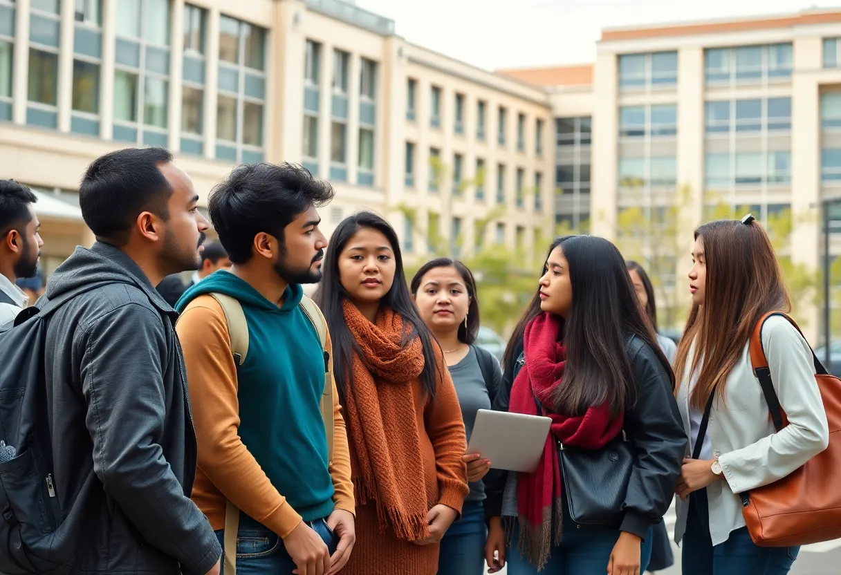 International students expressing concerns on campus about visa revocations