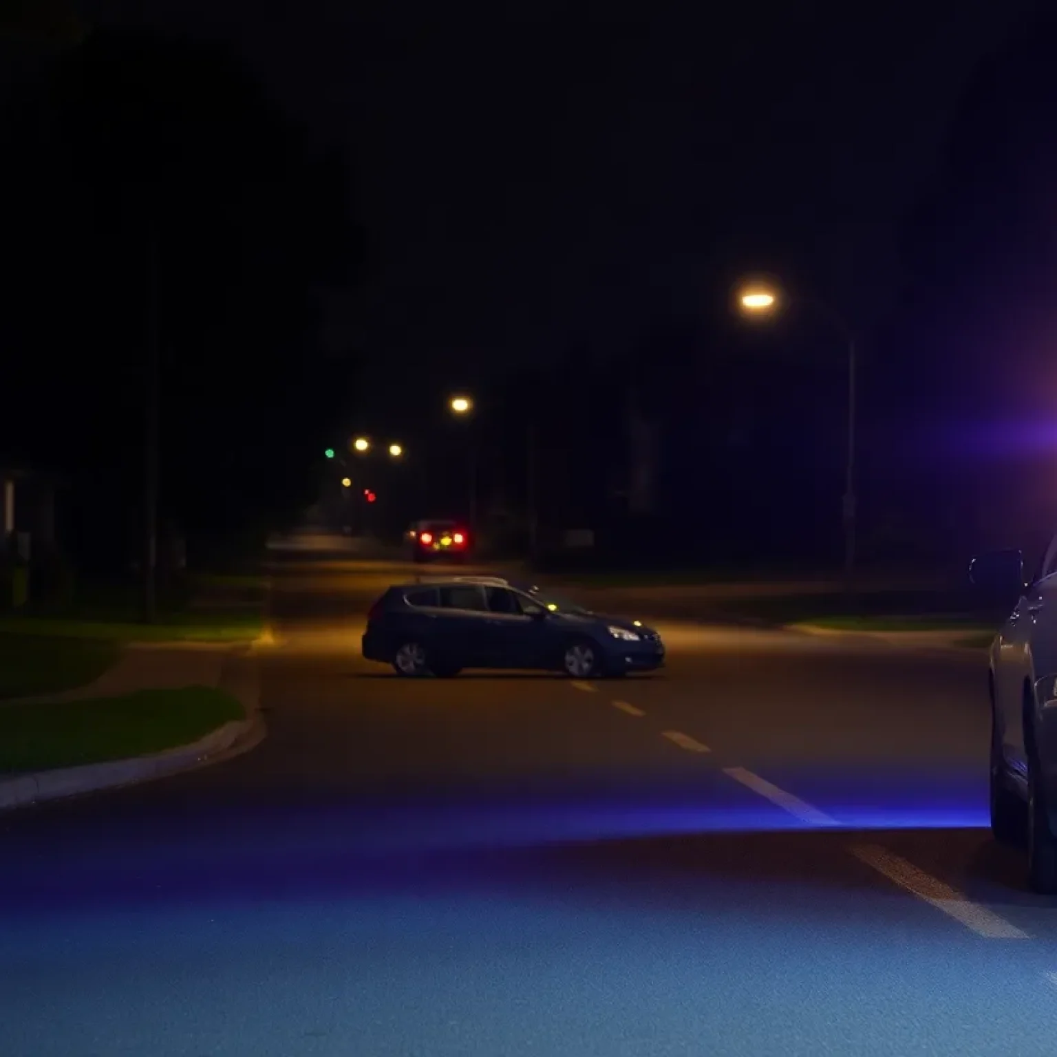 Police investigating a hit-and-run scene in Greenwood, South Carolina