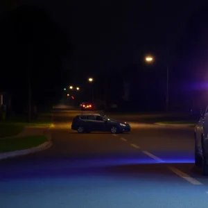 Police investigating a hit-and-run scene in Greenwood, South Carolina