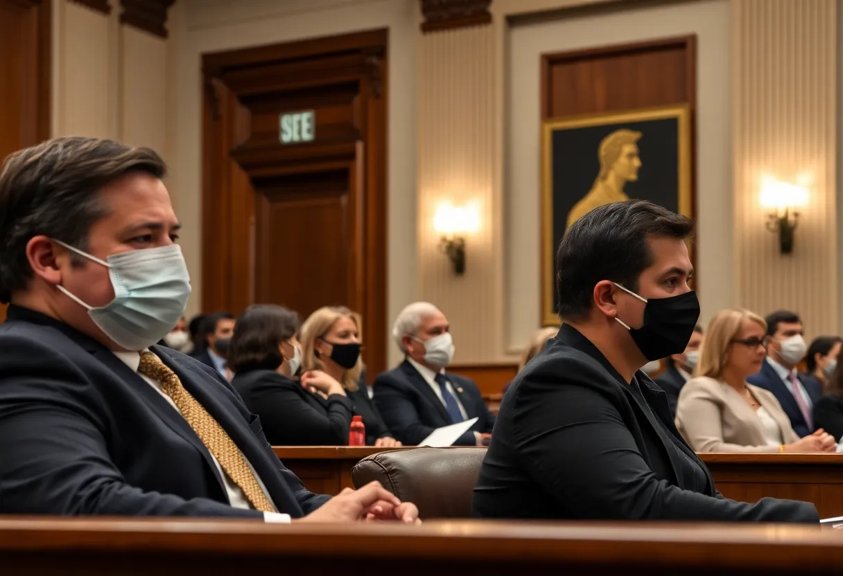 Senators debating public health leadership in Columbia, South Carolina