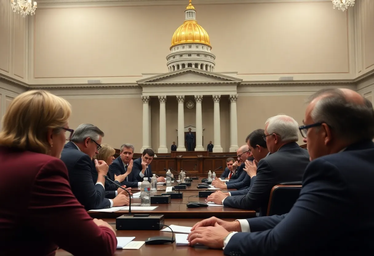 South Carolina Senate hearing about state treasurer issues.