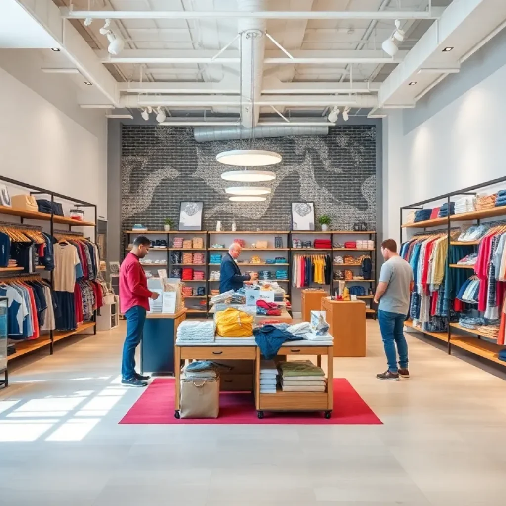 Interior view of a modern Big Lots! store