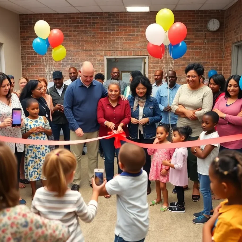 Community celebrates Comcast broadband expansion in Greenwood, SC.