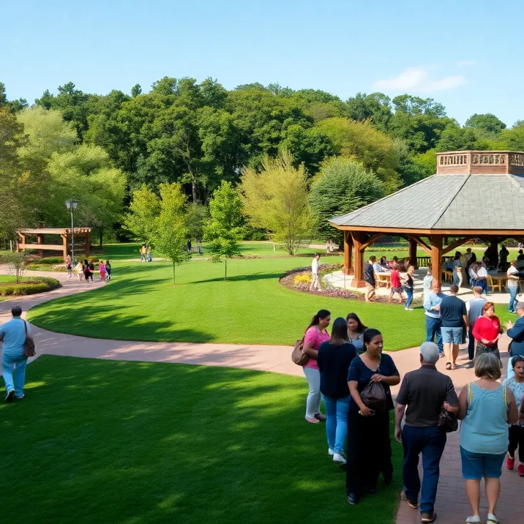 Celebration at Greenville Cancer Survivors Park