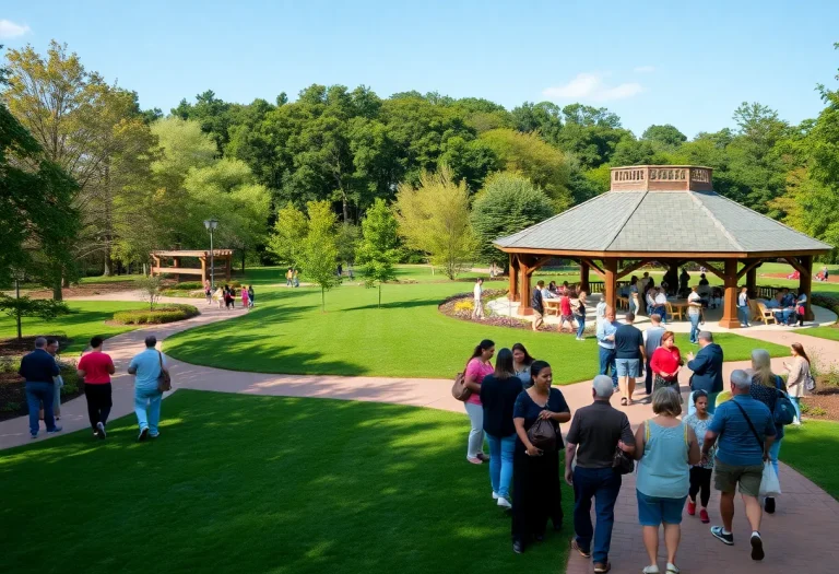 Celebration at Greenville Cancer Survivors Park