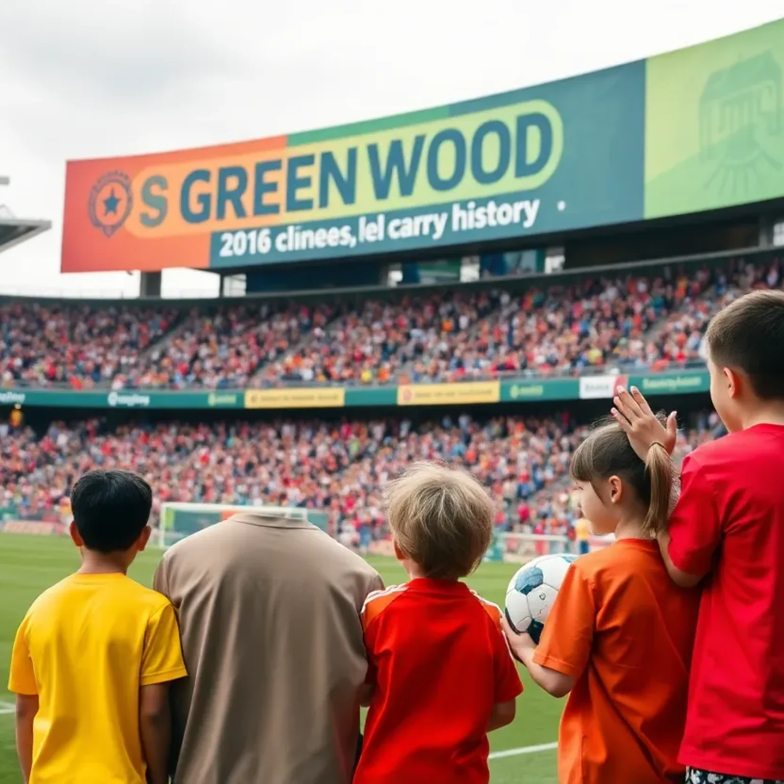 FC Tulsa fans celebrating Greenwood Night with banners and activities