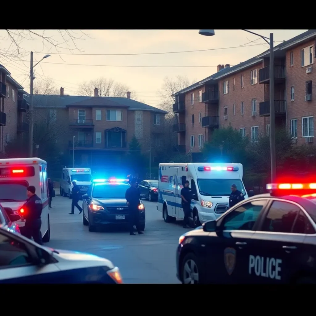 Police activity in Greenwood following a shooting incident