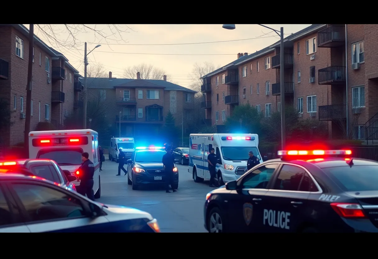 Police activity in Greenwood following a shooting incident