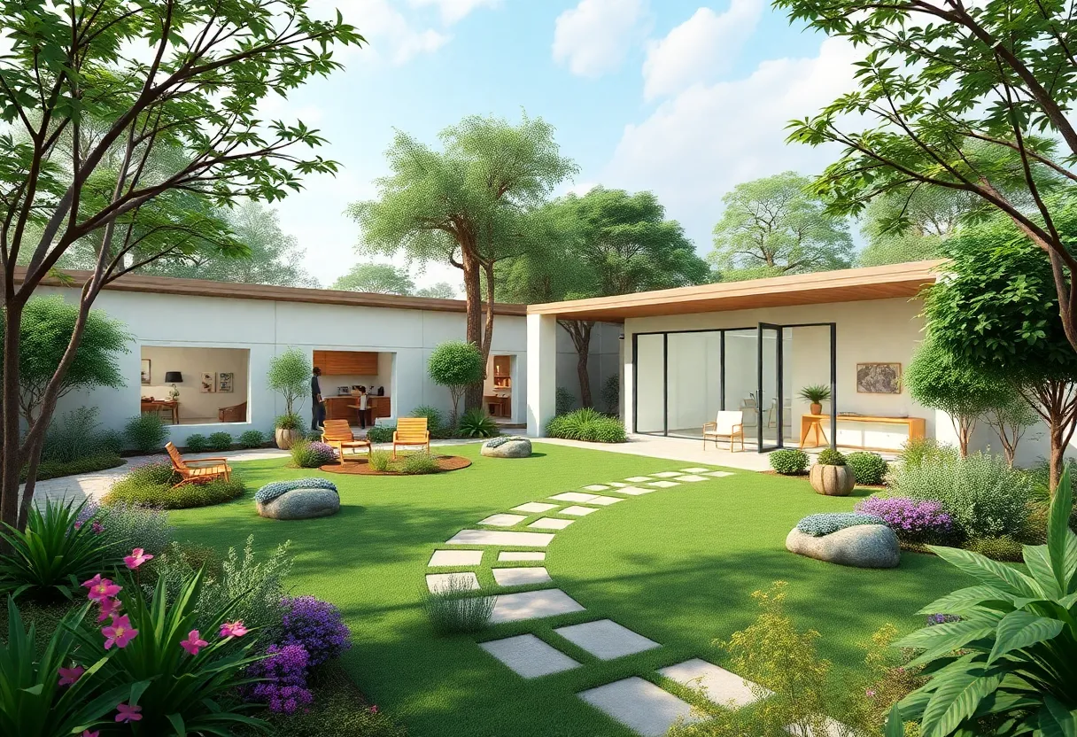 Conceptual image of the new healing and trauma center at Connie Maxwell Children's Ministries