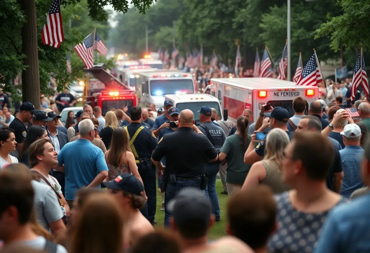 Scene of a shooting during a Memorial Day gathering in Little River.
