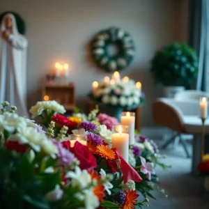 Memorial scene dedicated to Ronald Lee Davenport