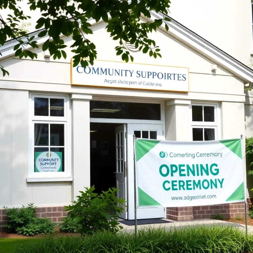 Exterior view of the new crisis services building of GGUM