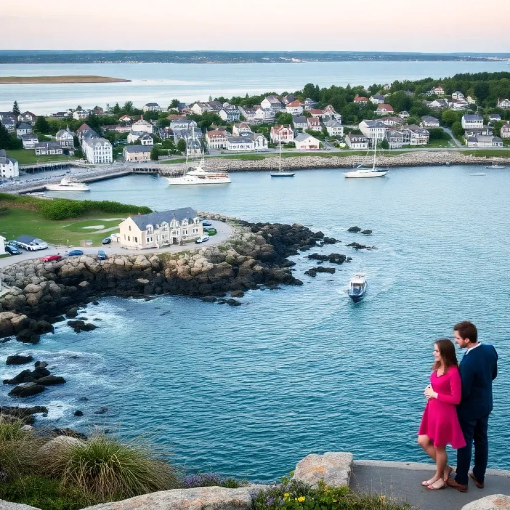 Scenic view of Newport, Rhode Island coastline