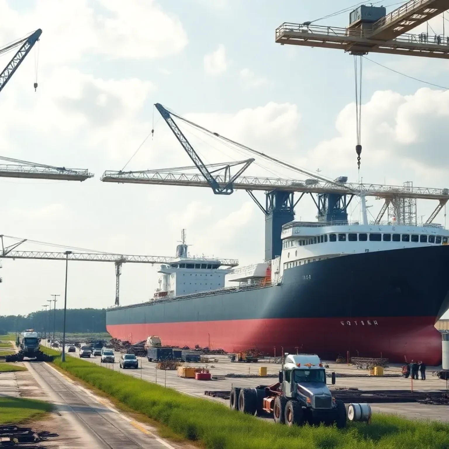 Newport News Shipbuilding Facility in Goose Creek