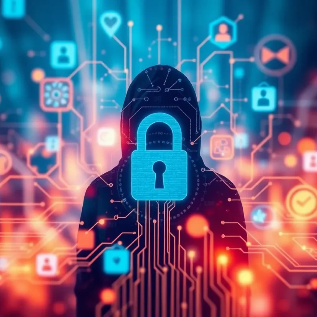 Visual representation of digital privacy and personal rights