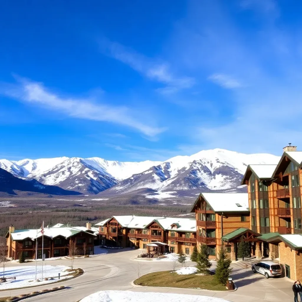 Snow King Resort in Jackson Hole, Wyoming with beautiful landscapes