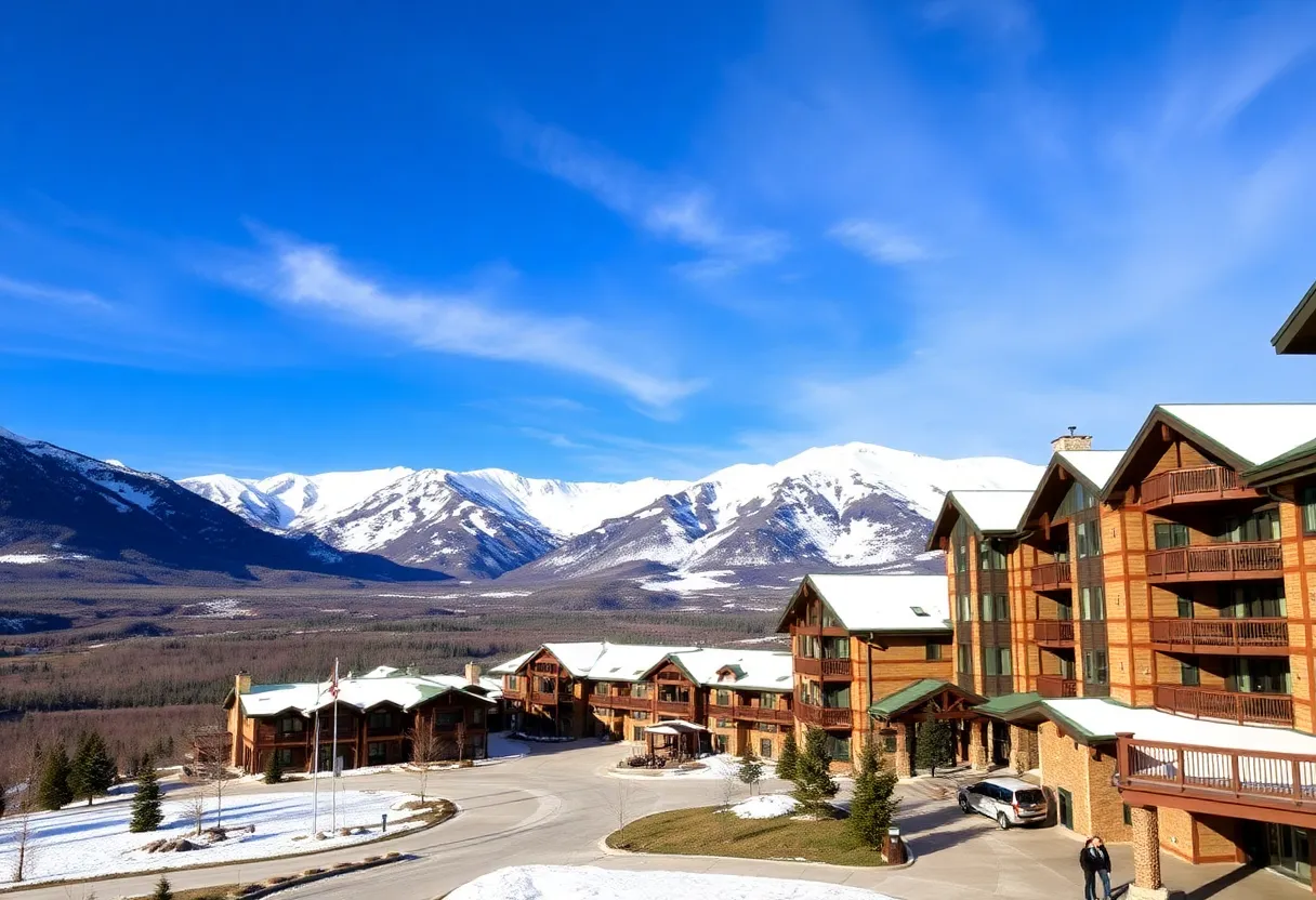 Snow King Resort in Jackson Hole, Wyoming with beautiful landscapes