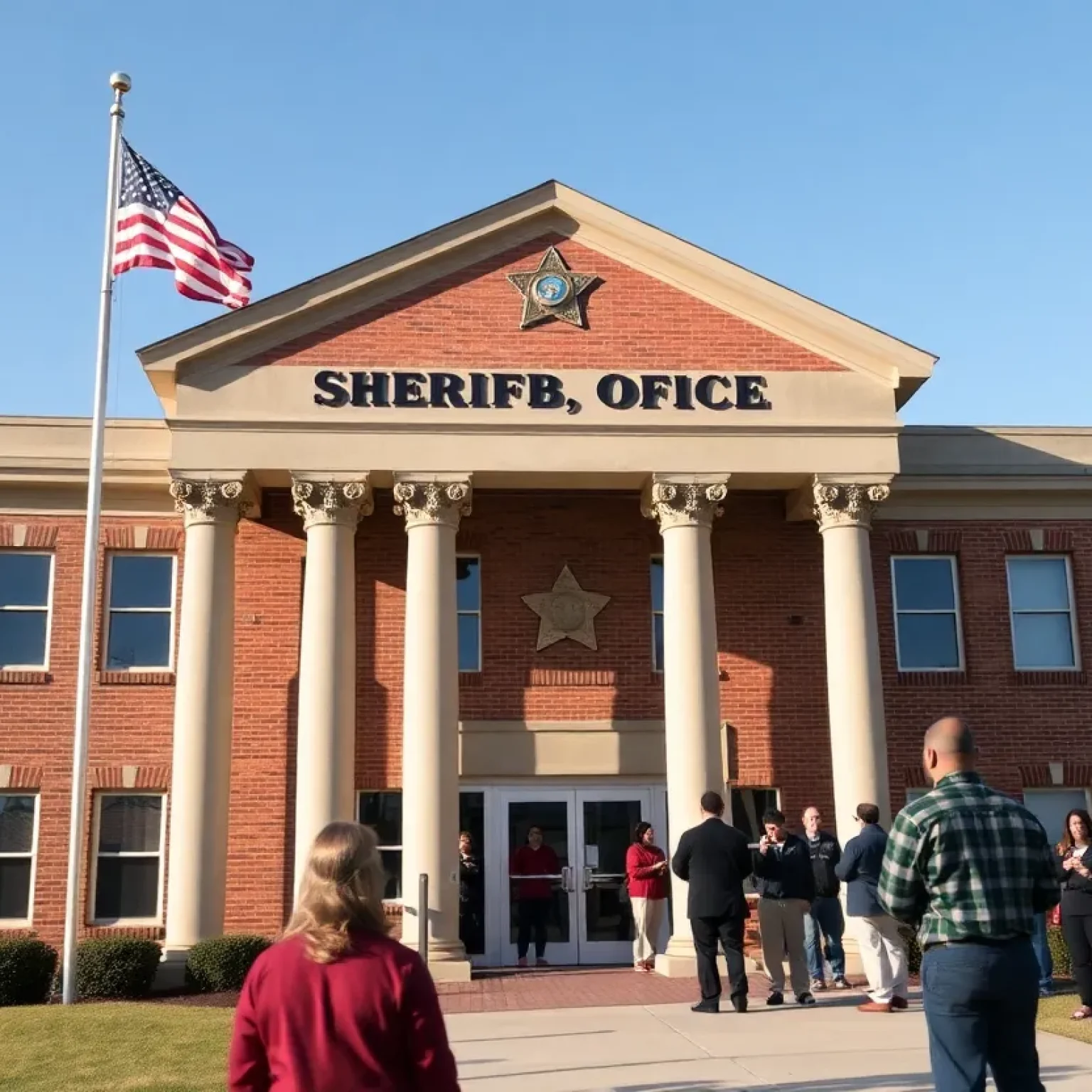 Sign of the sheriff's office in Spartanburg County