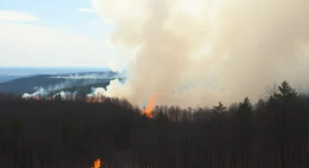 Severe Wildfires Prompt Evacuations in North and South Carolina