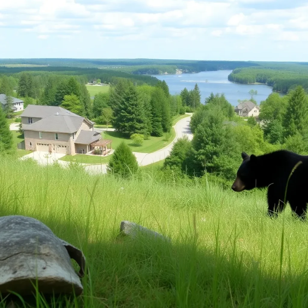 Black bear spotted near residential area in Greenwood County