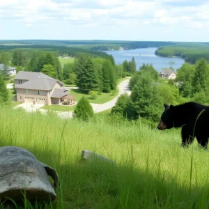 Black bear spotted near residential area in Greenwood County