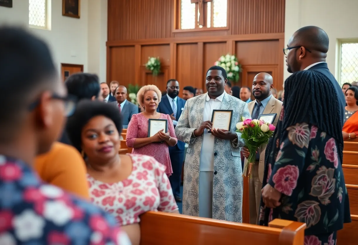 Ceremony honoring community service leader