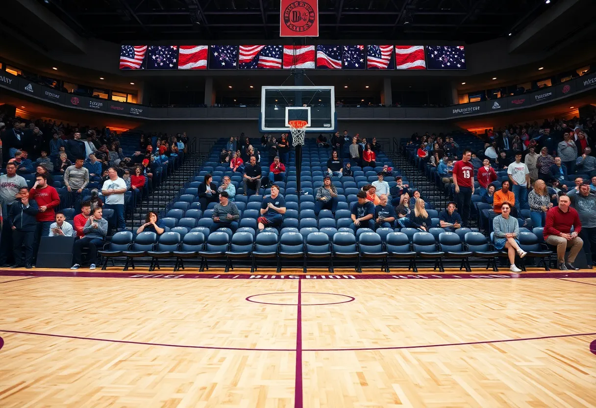 Memorial for basketball coach at Elon University