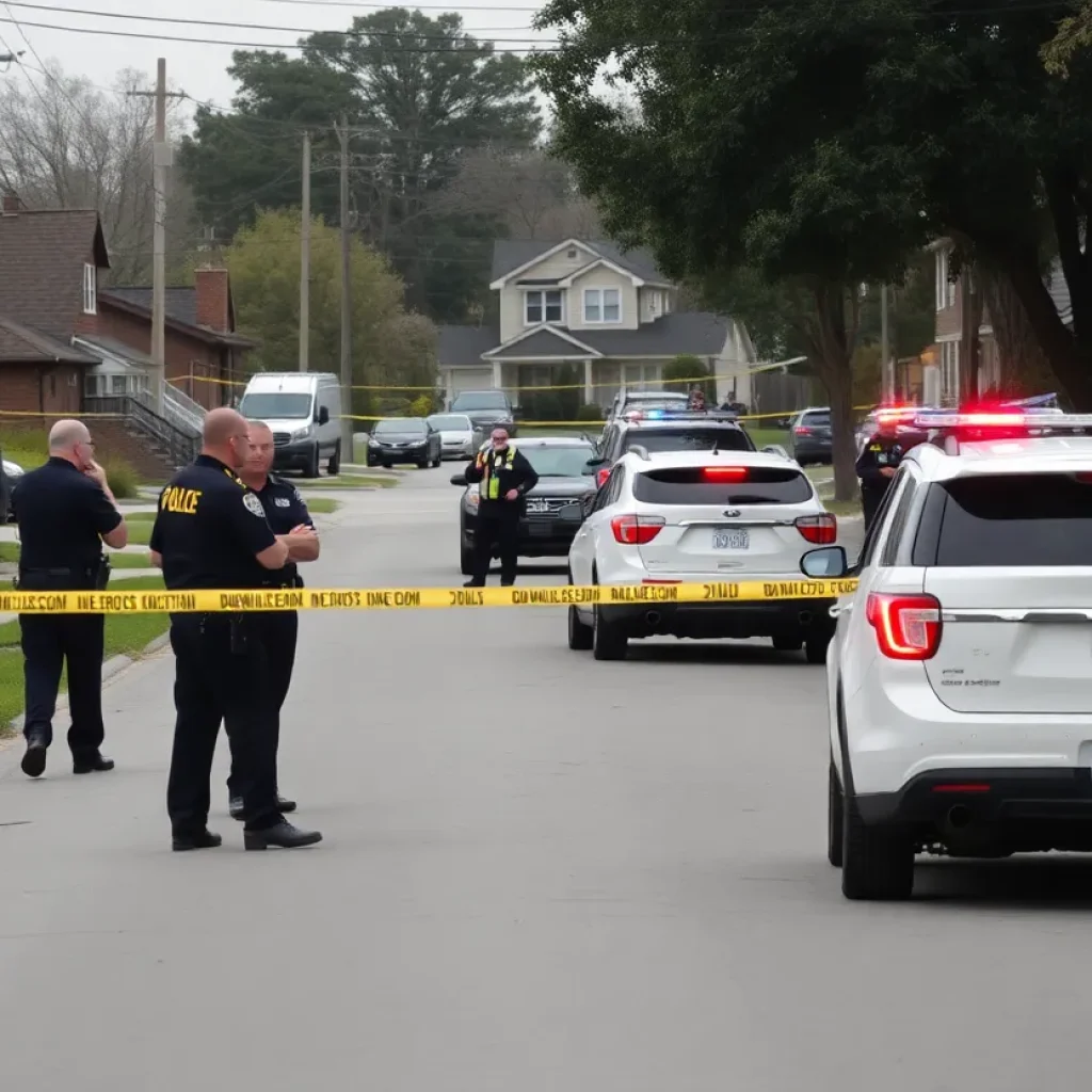 Police activity in Greenwood after a shooting incident