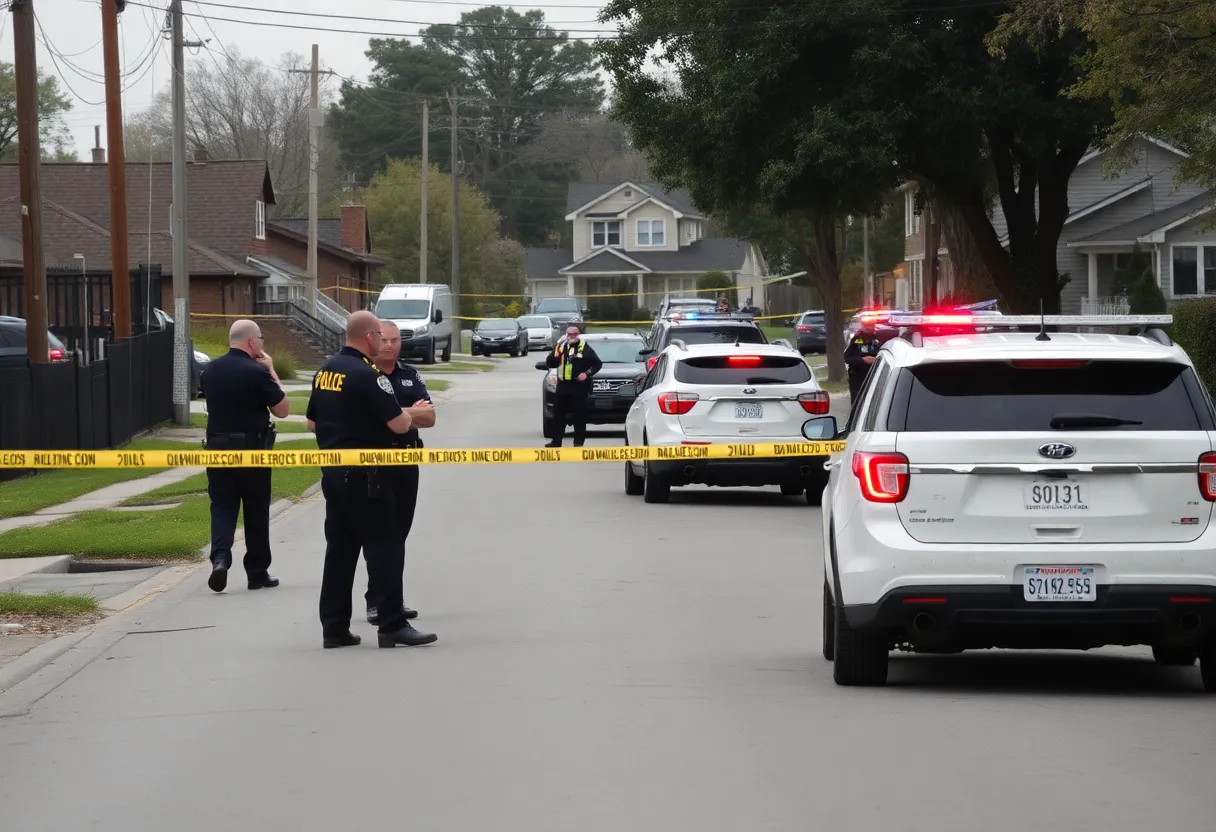 Police activity in Greenwood after a shooting incident